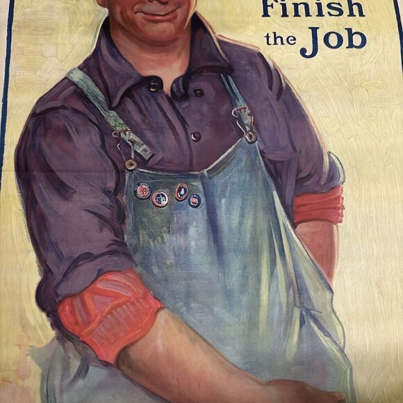 Gerrit A Beneker / ORIGINAL VICTORY LIBERTY LOAN WORLD WAR I Union POSTER 1918 - Picture 5 of 12